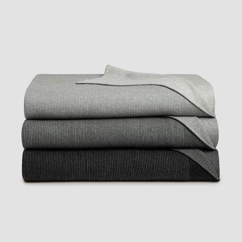 Reversible Rib Cotton Throws