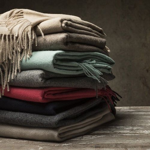 Fischbacher 1819 Alpaca Throw - Puro Powder