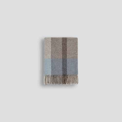 Baya Brunswick Throw - Sky | Pure NZ Wool