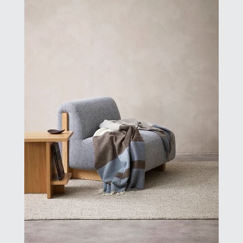 Baya Brunswick Throw - Sky | Pure NZ Wool