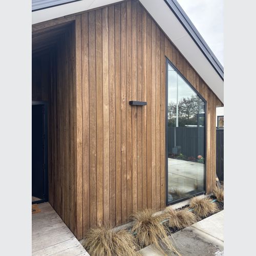 Hardwood Cladding, Vertical Shiplap, Park Clad