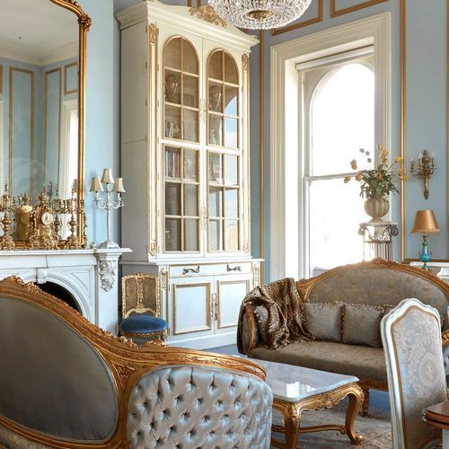 French Gilded Bookcases