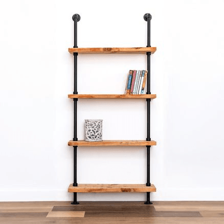 Pipe Ladder Shelf