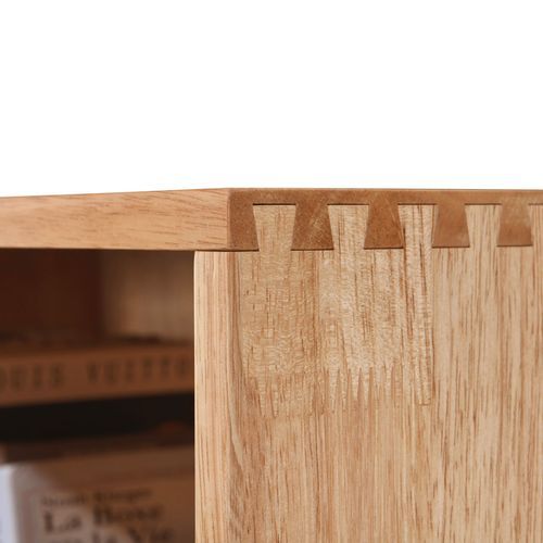 Stax Hardwood Staggered Bookcase | Natural | Wide 1200