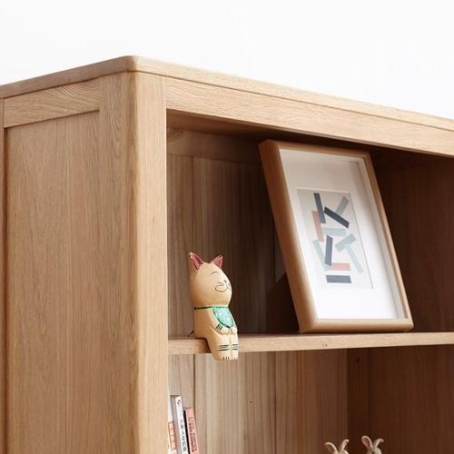 Humbie Solid Oak Large Bookcase