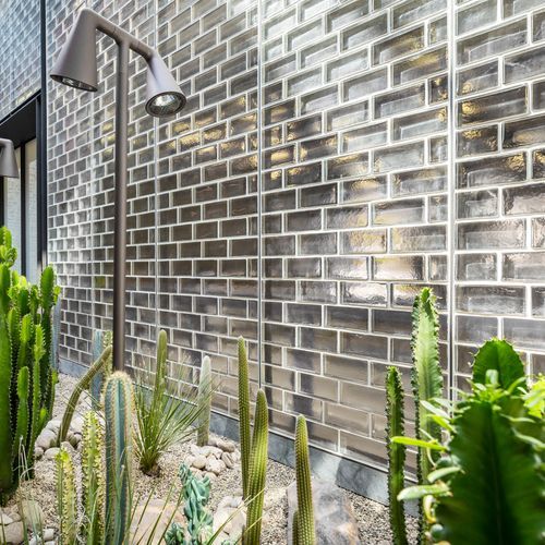 Poesia Smooth Cast Glass Bricks