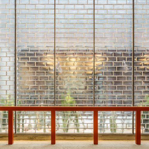 Poesia Cast Glass Brick Cladding