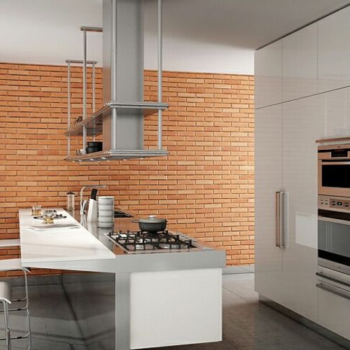 Classic Brick Wall Panels by Muros