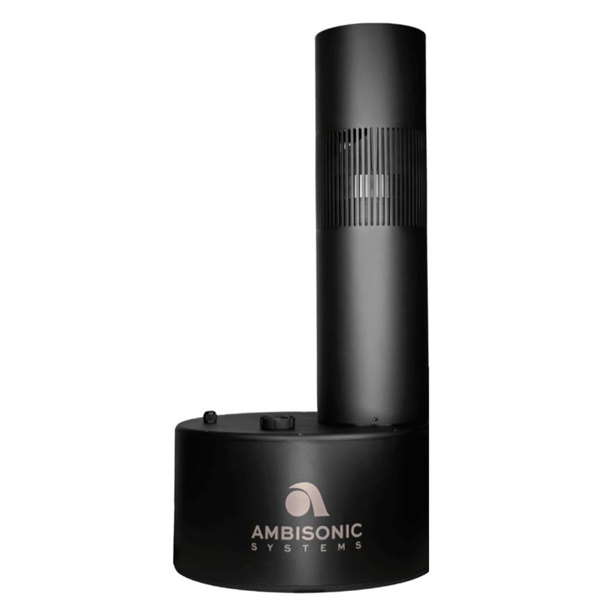 Ambisonic 10" Bollard Round Black Speaker