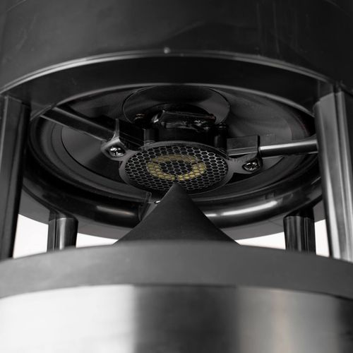 Ambisonic 10" Bollard Round Black Speaker