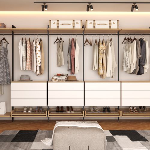 Custom L Shape Wardrobes