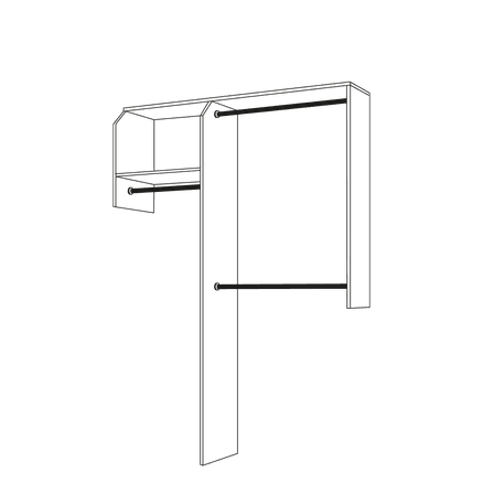 Basic Reach-In Style Wardrobe