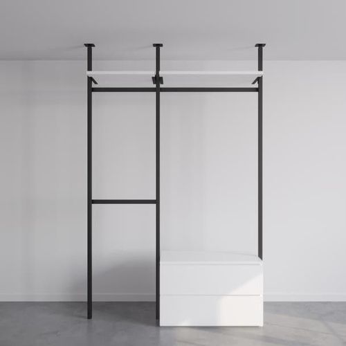 The Sophisticated LBD | Ceiling Fixed Wardrobe