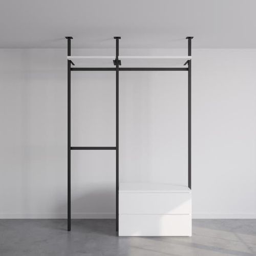 The Sophisticated LBD | Ceiling Fixed Wardrobe