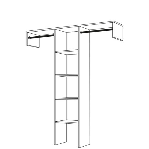 Small Basic Reach-In Wardrobe