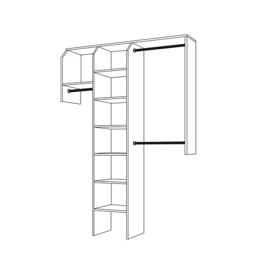 Reach-In With Drawers Wardrobe