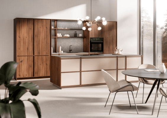 Kyoto Kitchen Cabinetry in Walnut
