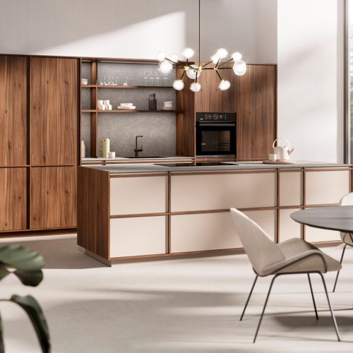 Kyoto Kitchen Cabinetry in Walnut