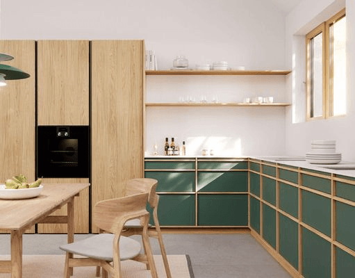 Kyoto Kitchen Cabinetry in Colour
