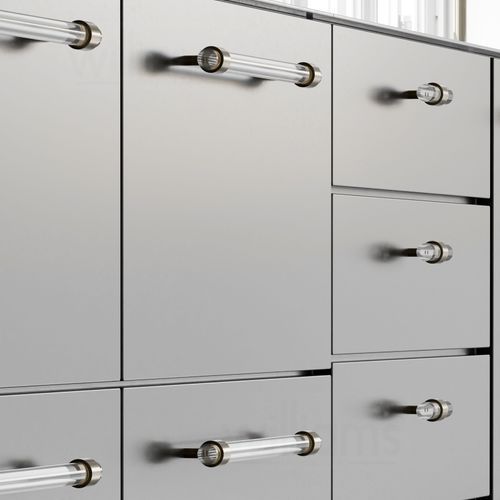 Lucite Straight Drawer Pull