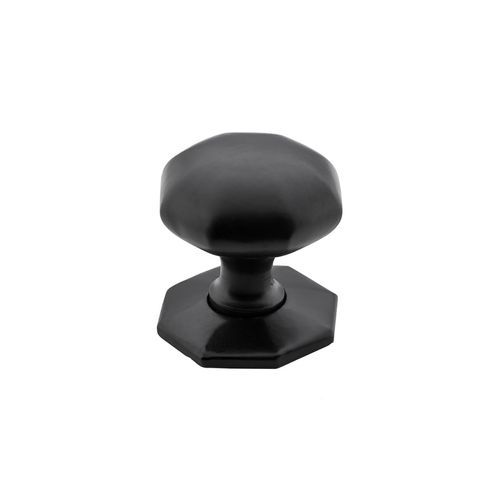 Tradco Octagonal Cupboard Knob with Backplate