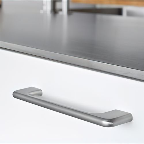 Furnipart Doppia Inox Look Aluminium 128mm