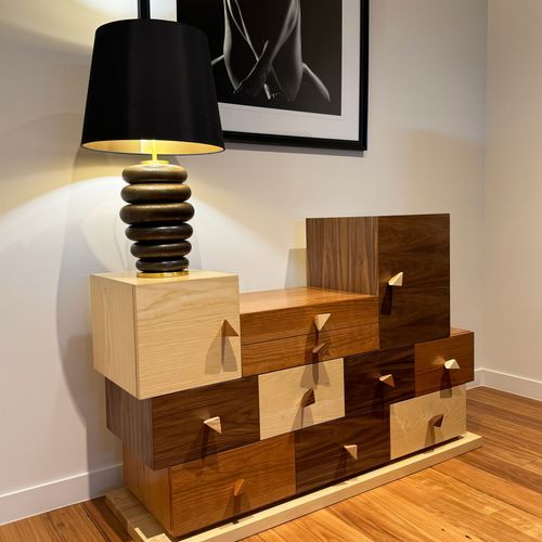 Mid Century Modern Stepped Drawer