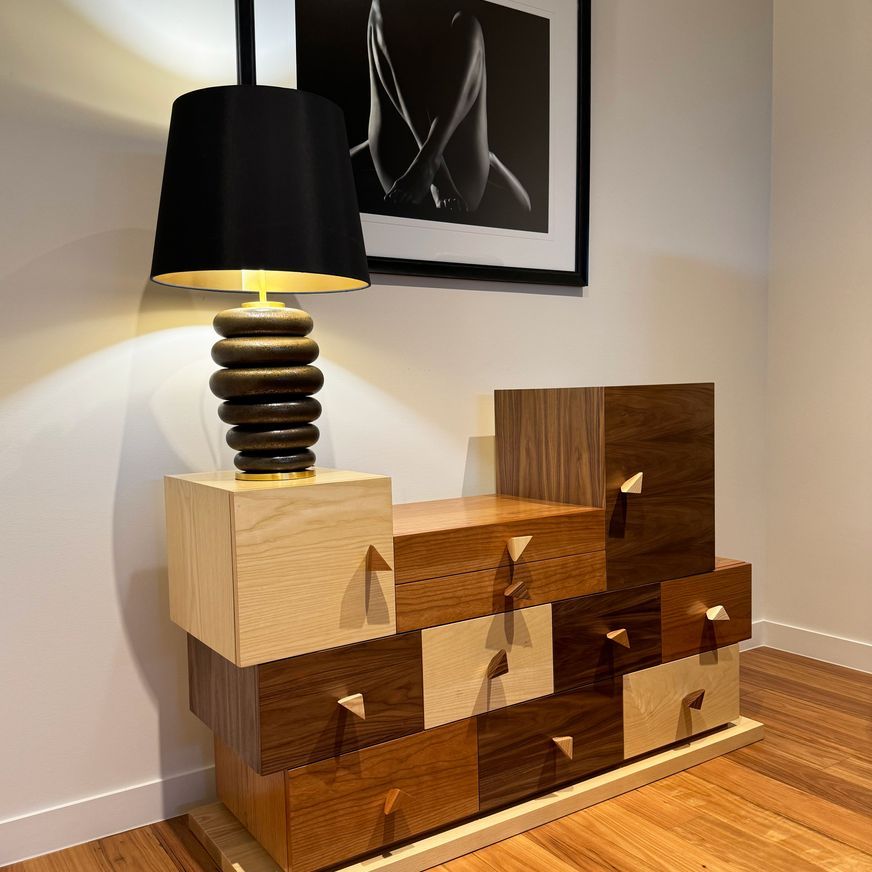 Mid Century Modern Stepped Drawer