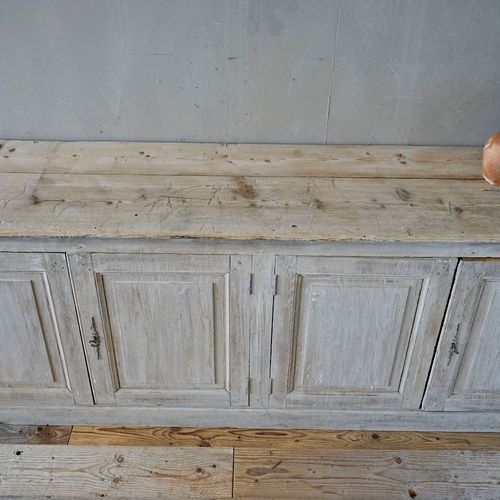 French Antique Provincial Painted Sideboard