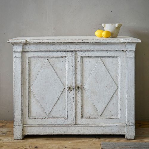 French Antique Painted Sideboard