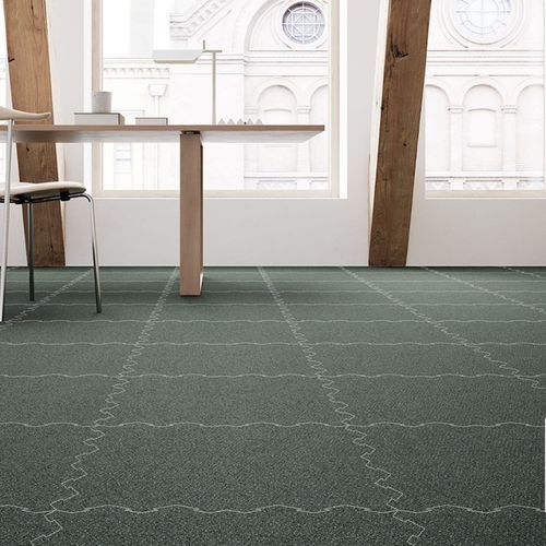 Stellar Locktiles® Shaped Carpet Tiles by Fletco