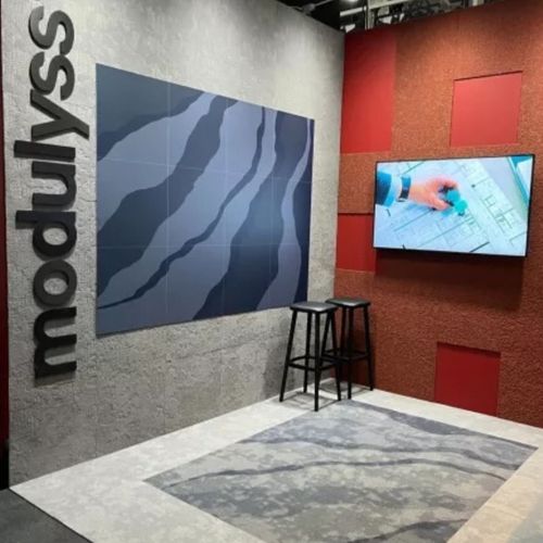 Custom Printed Carpet Tiles by Modulyss