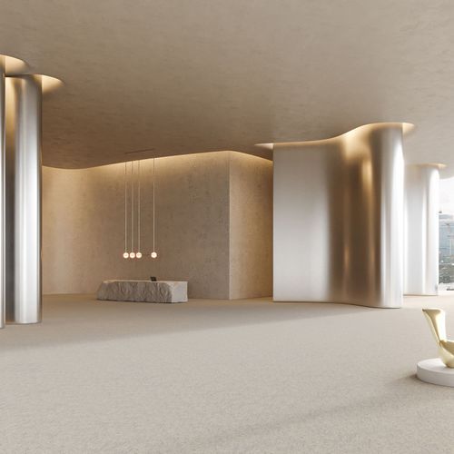 Leaf carpet tiles Handcraft Collection by modulyss®