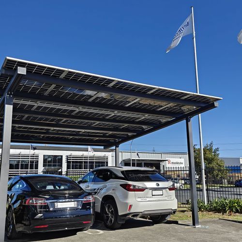 Vela Plus Solar Carport | Double
