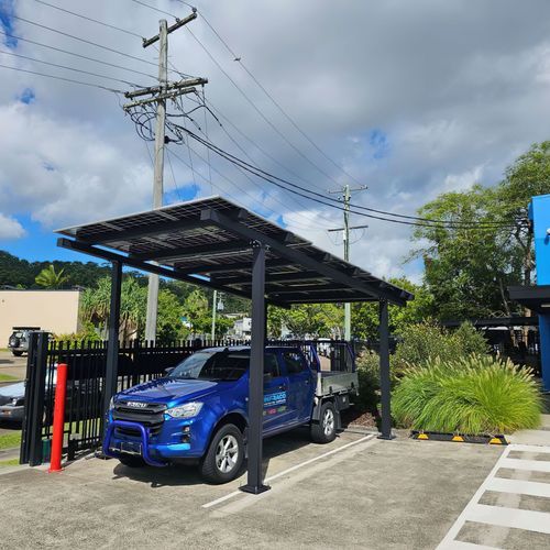 Vela Plus Solar Carport | Single