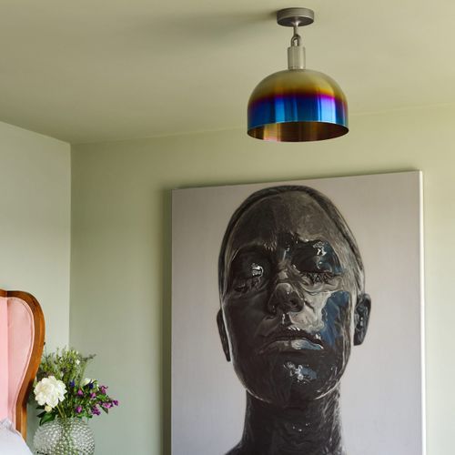 Shade Forked Ceiling Light