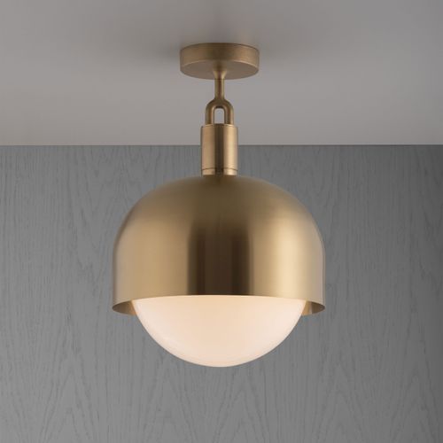 Forked Globe Ceiling Light - Shade/Opal
