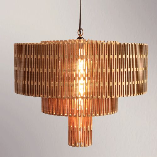 Bcompact Kerf Chandelier