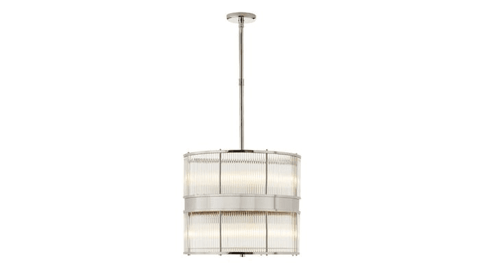 Allen Large Chandelier – Nickel