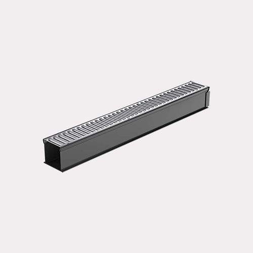 Rain Drain™ Trade – 1 m Galvanised Steel Grate & Joiner