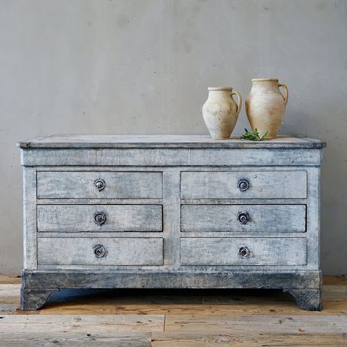 Antique French Bank of Drawers