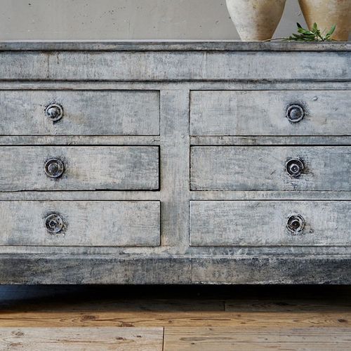 Antique French Bank of Drawers