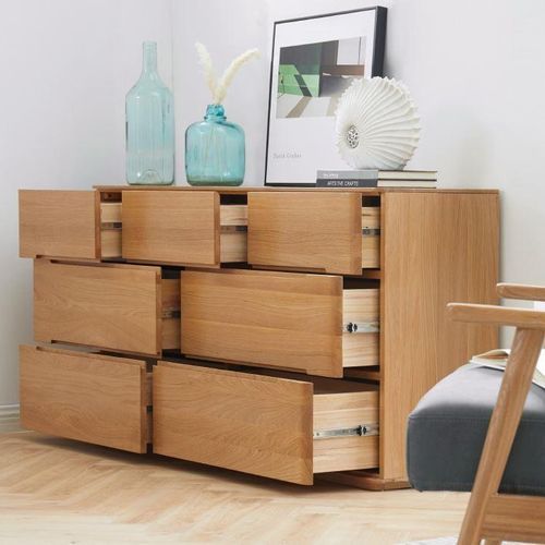 Manchester Natural Solid Oak 3+4 Chest of Drawers