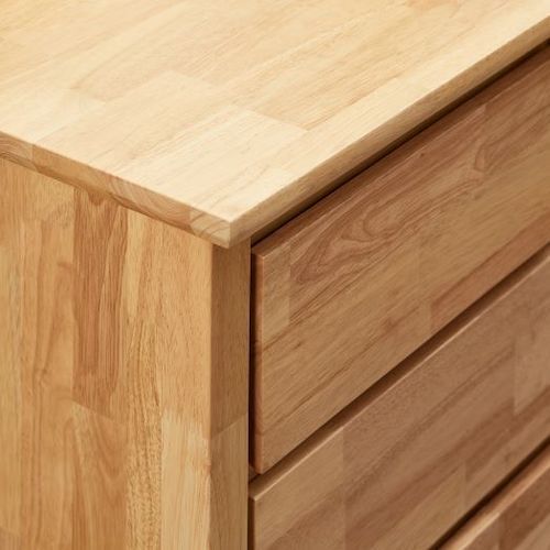 Myer Dressing Table with Mirror | Natural Hardwood
