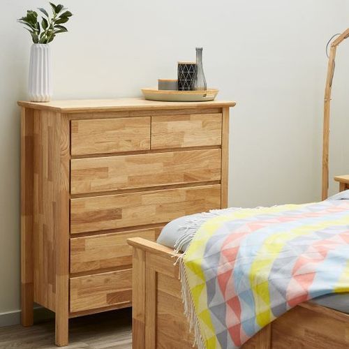 Myer Tallboy | Natural Hardwood Frame