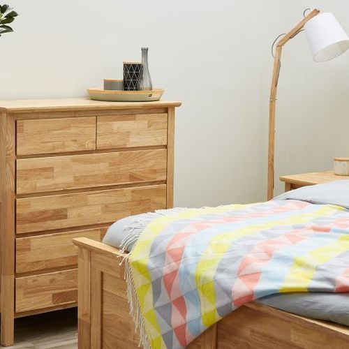Myer Tallboy | Natural Hardwood Frame