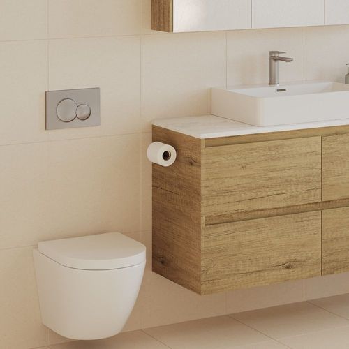 Fienza Sigma Round Button Flush Plate