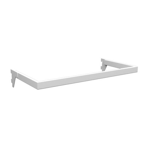 Flexiwall 50 Side Hang Rail 600mm White