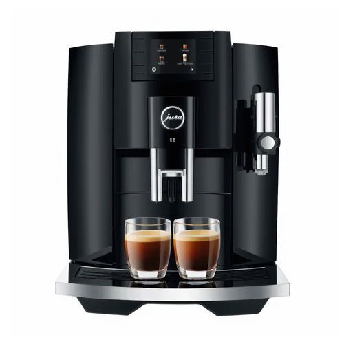 Jura E8 Automatic Coffee Machine - Piano Black