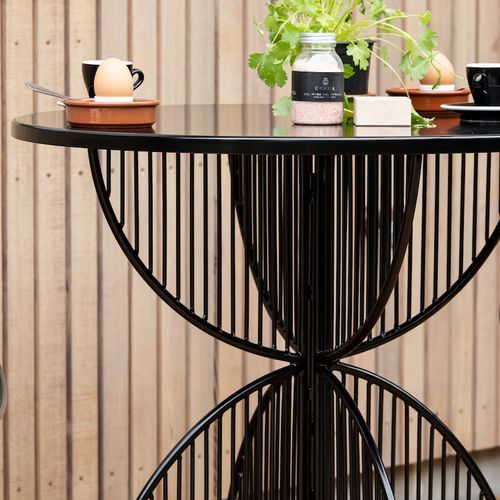 Omaha Cafe Table | Black